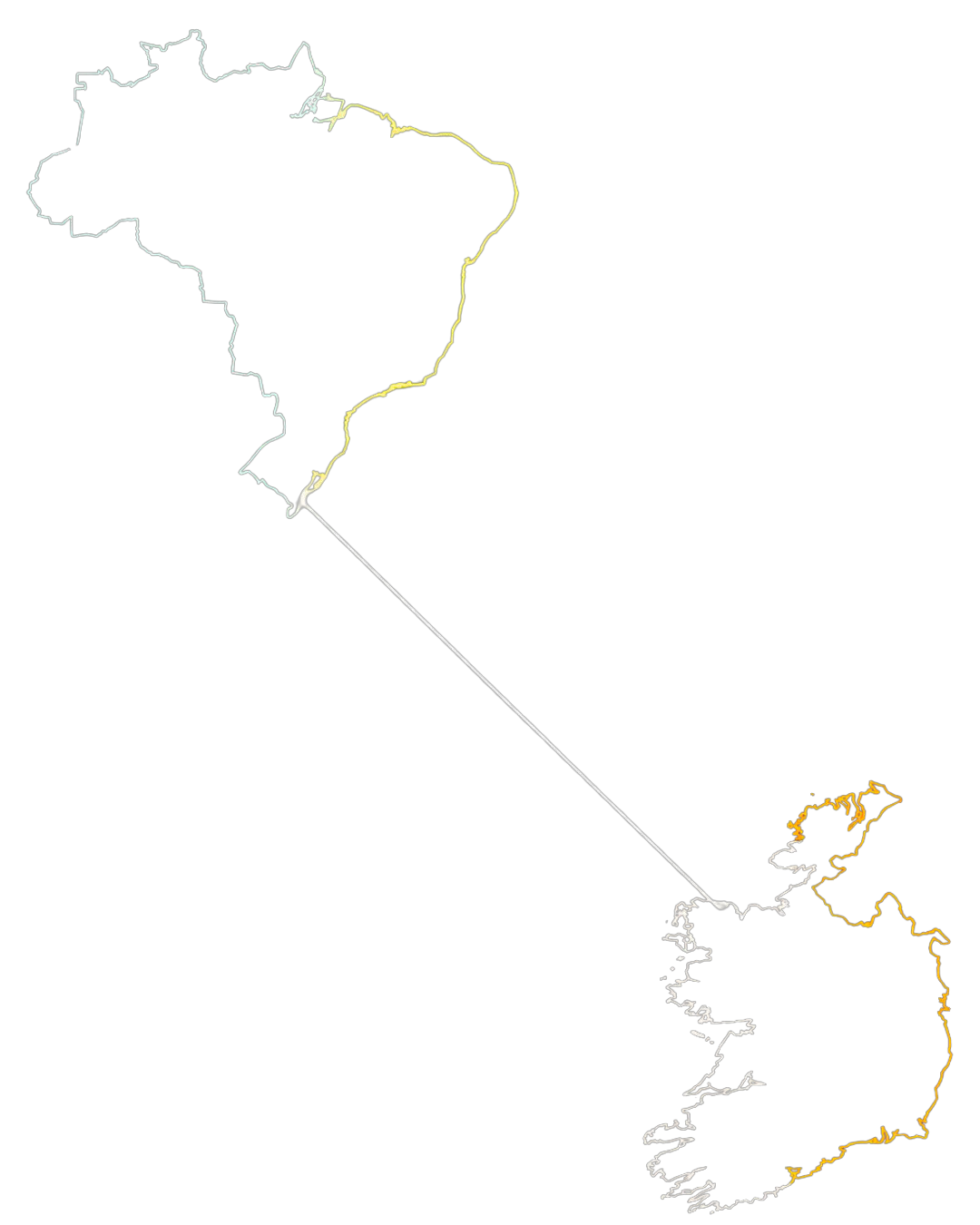 Brasil e Irlanda